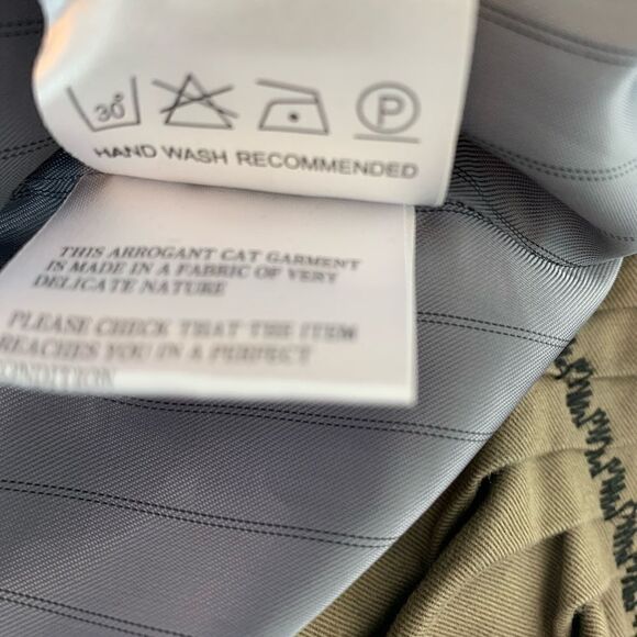 Arrogant Cat London khaki militaryesque jacket size S - Picture 10 of 10